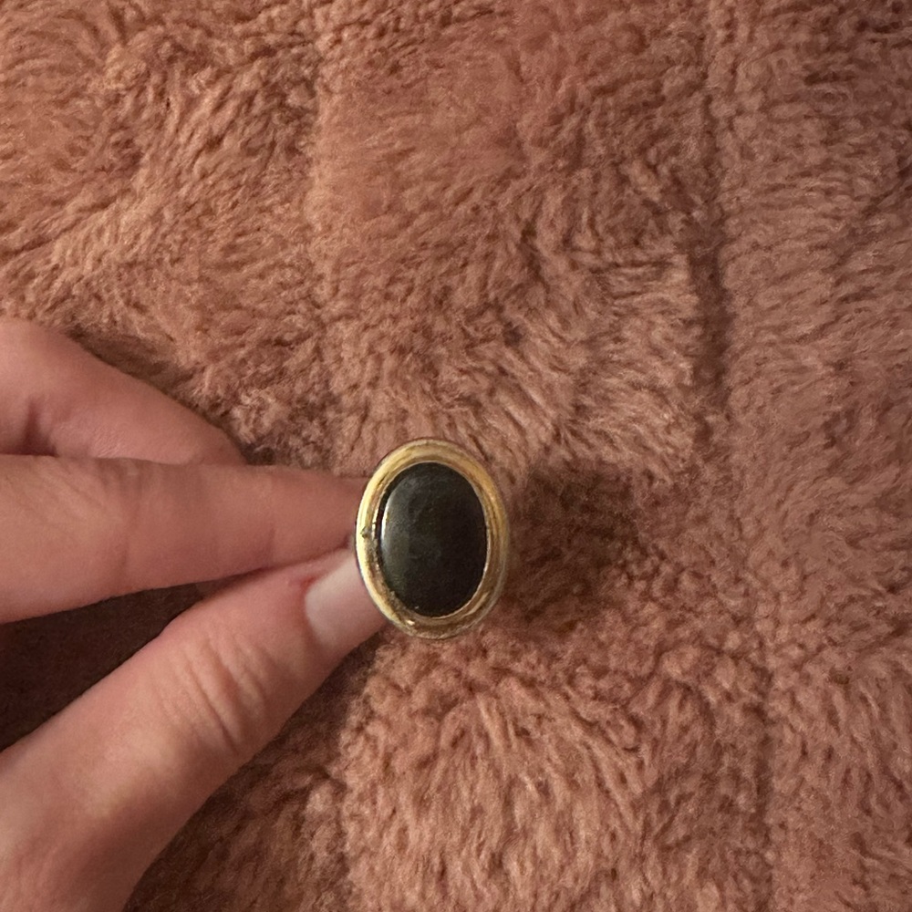 Beautiful vintage Gold plated STERLING SILVER ring
